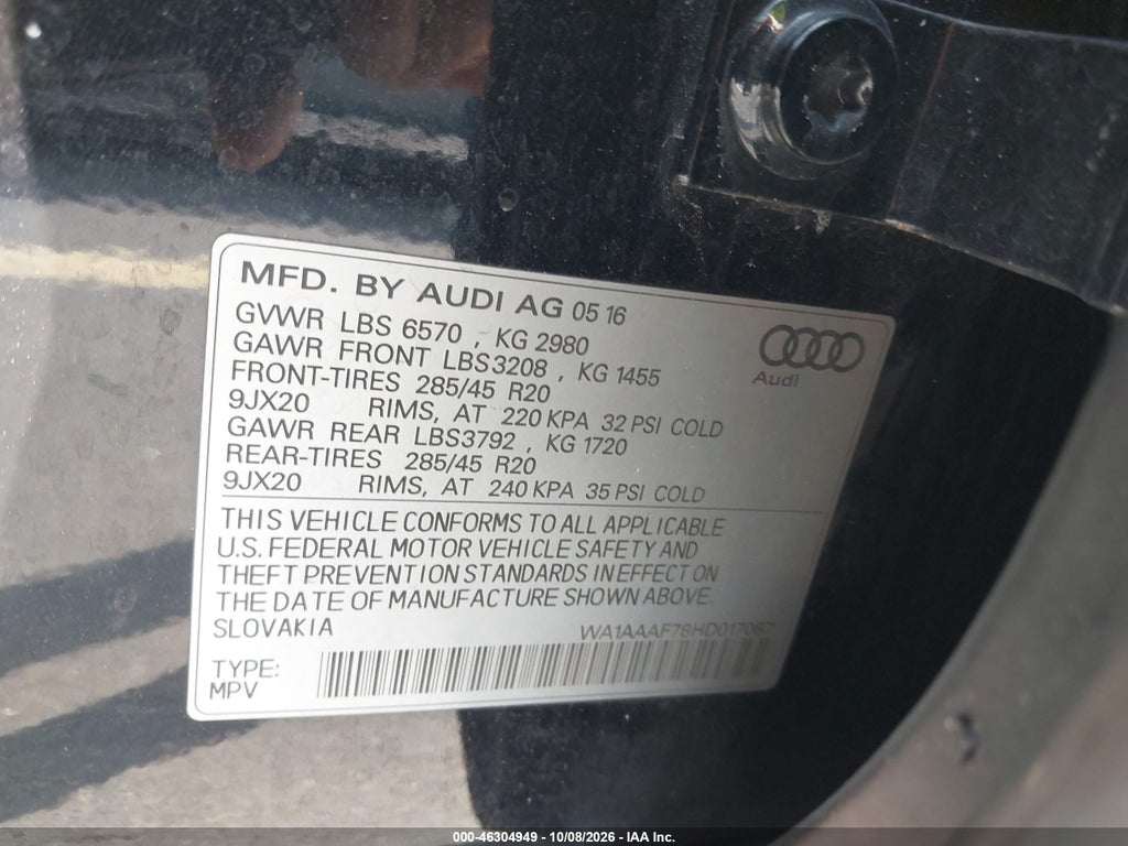 2017 Audi Q7 3.0T Premium photo 9