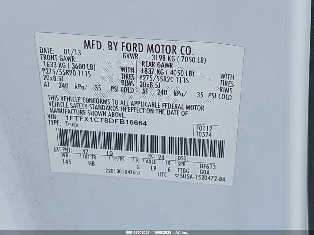 2013 Ford F-150 Lariat photo 9