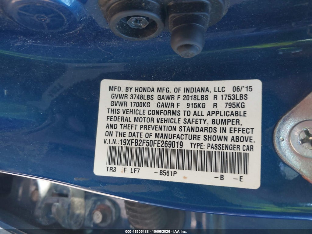 2015 Honda Civic LX photo 9