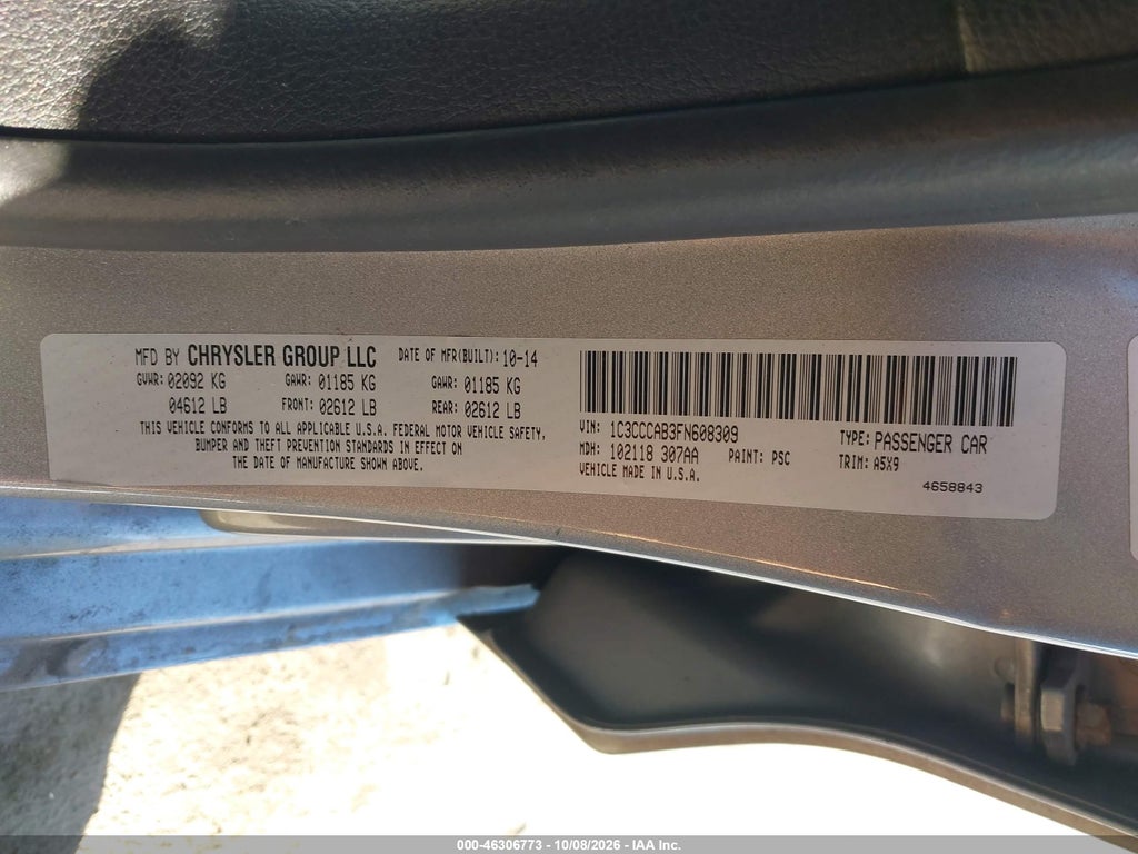 2015 Chrysler 200 Limited photo 9