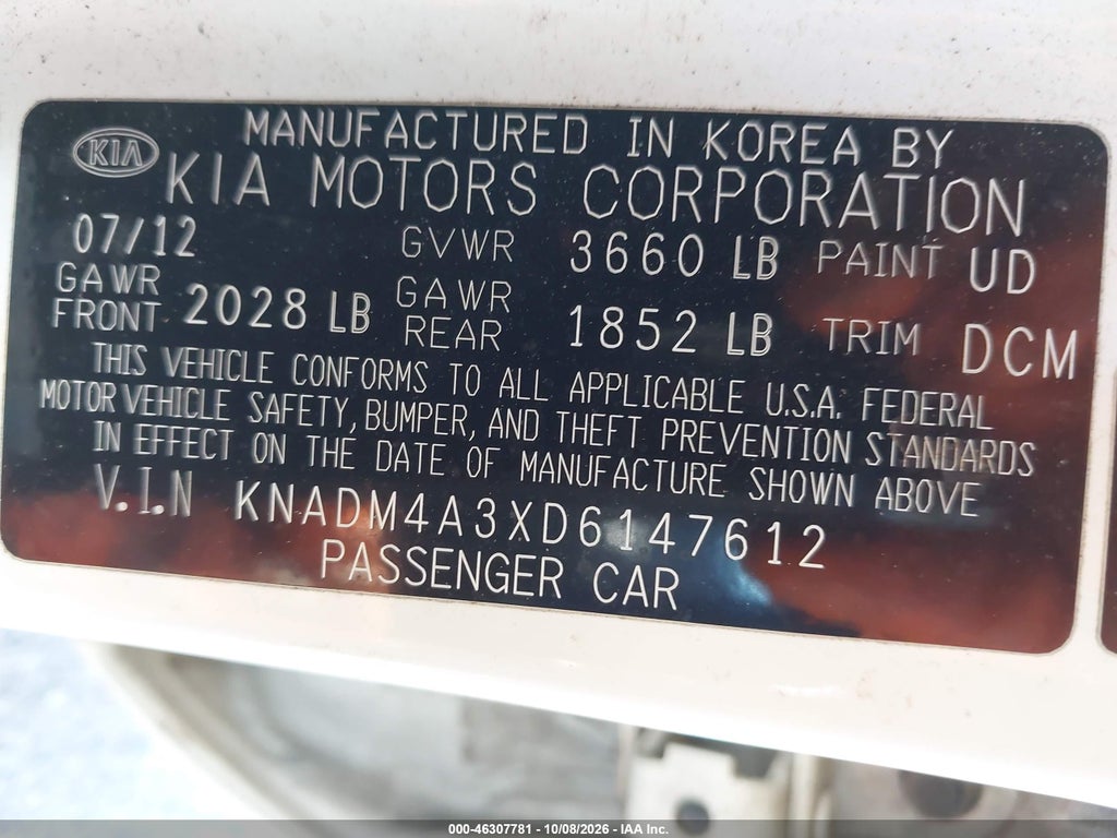 2013 Kia RIO LX photo 9