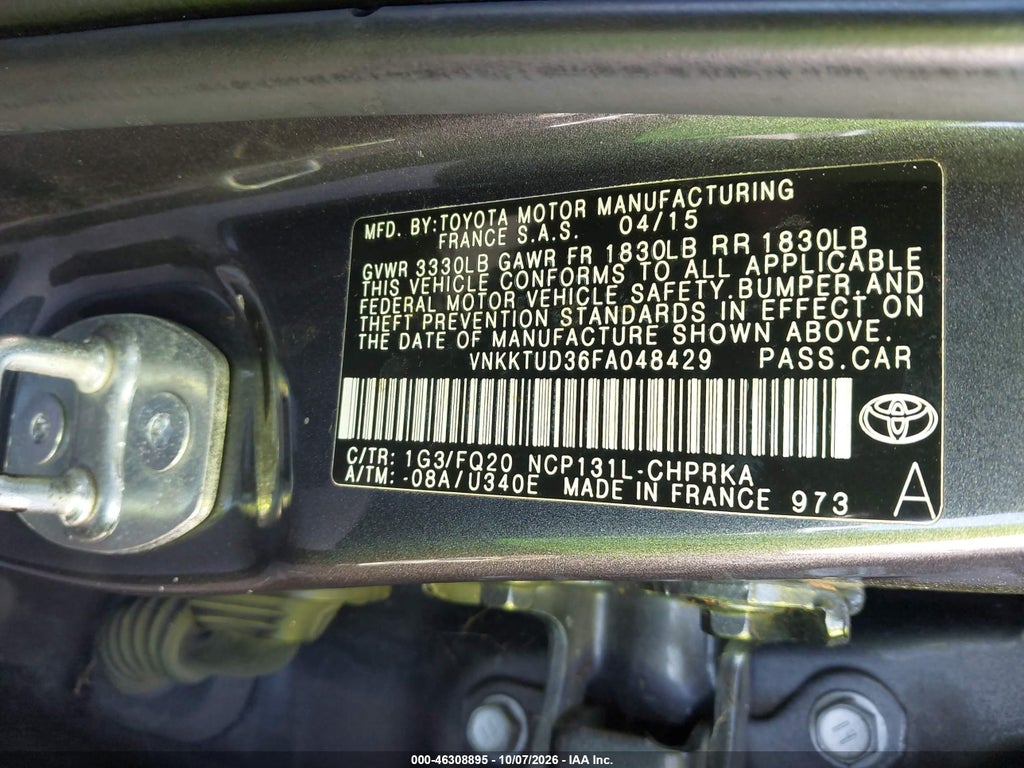 2015 Toyota Yaris L photo 9