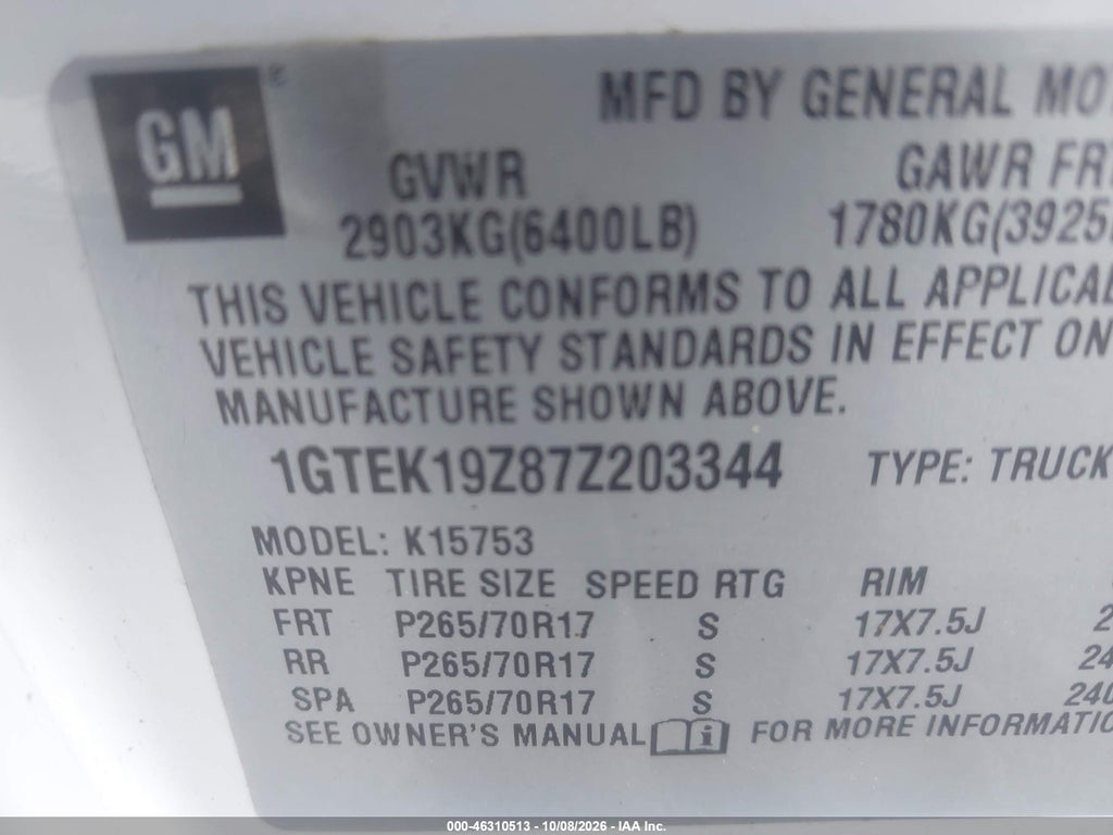 2007 GMC Sierra 1500 Classic SLE1 photo 9