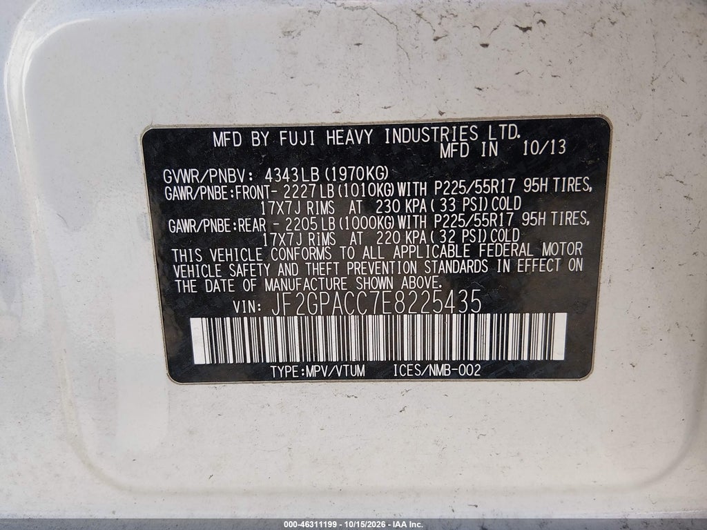 2014 Subaru XV Crosstrek 2.0I Premium photo 9
