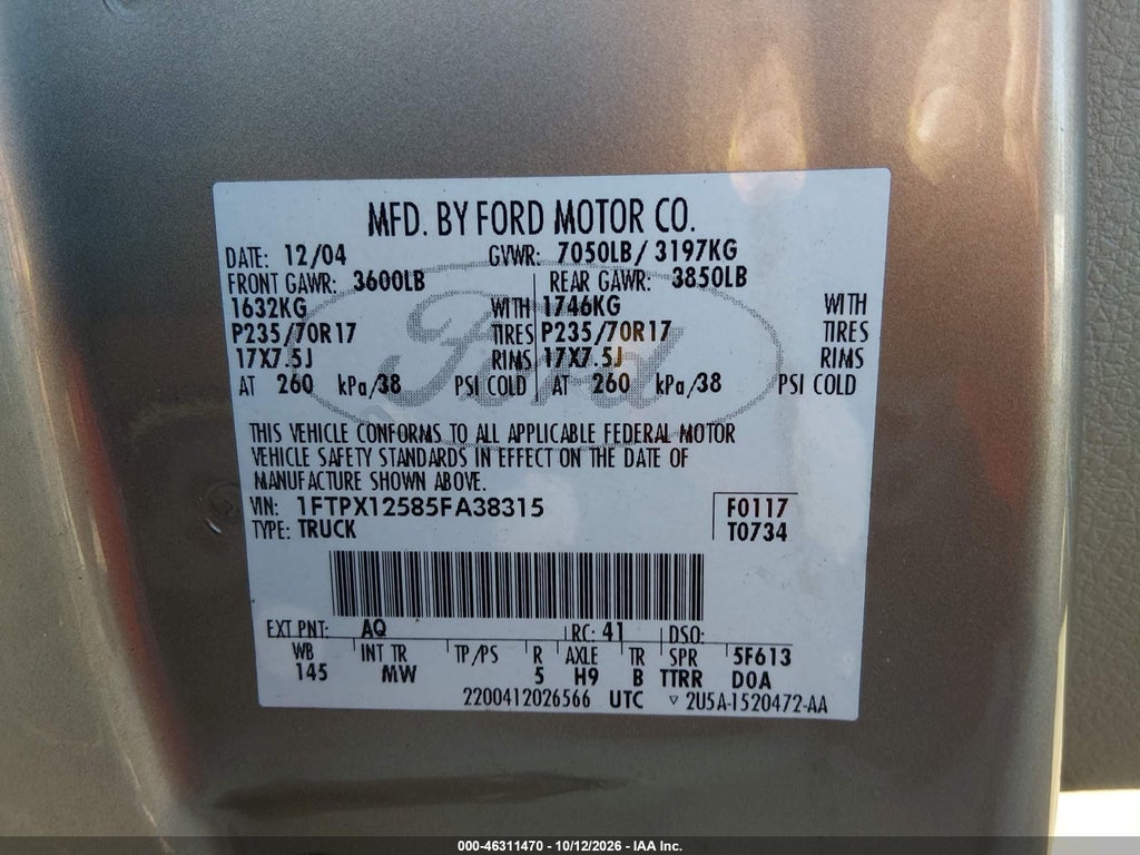 2005 Ford F150 photo 9