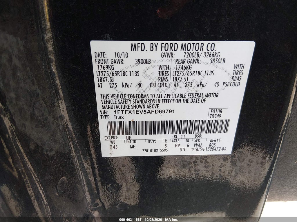 2010 Ford F-150 FX4/Lariat/XL/XLT photo 9