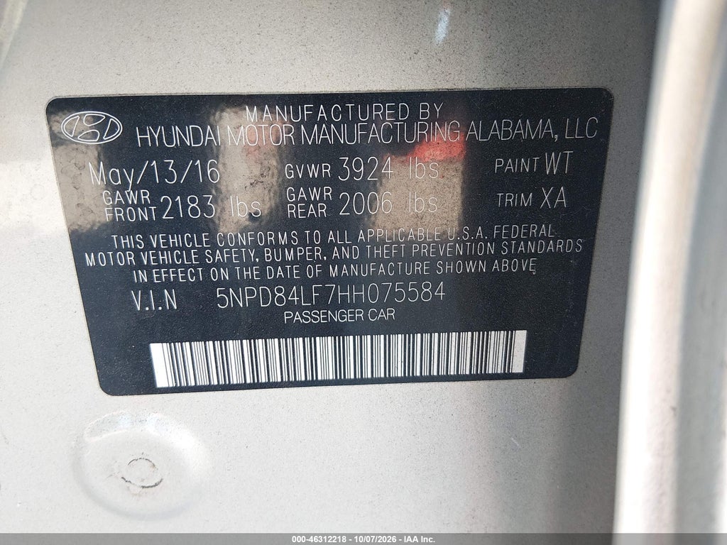2017 Hyundai Elantra SE photo 9