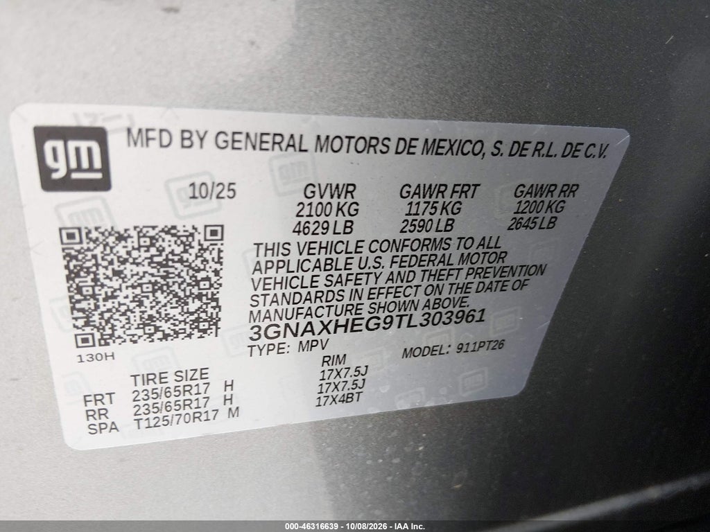 2026 Chevrolet Equinox FWD LT photo 9