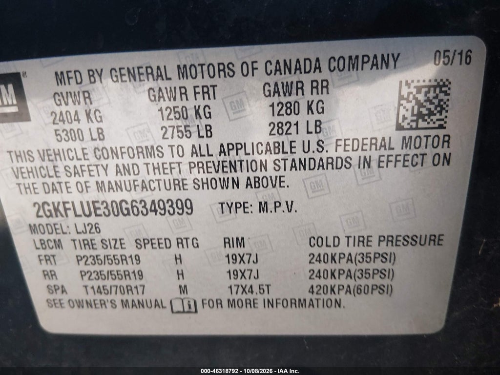 2016 GMC Terrain SLT photo 9