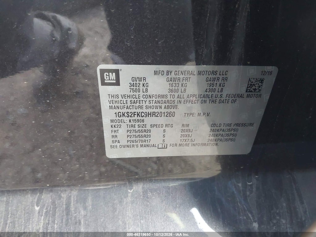 2017 GMC Yukon XL SLE photo 9