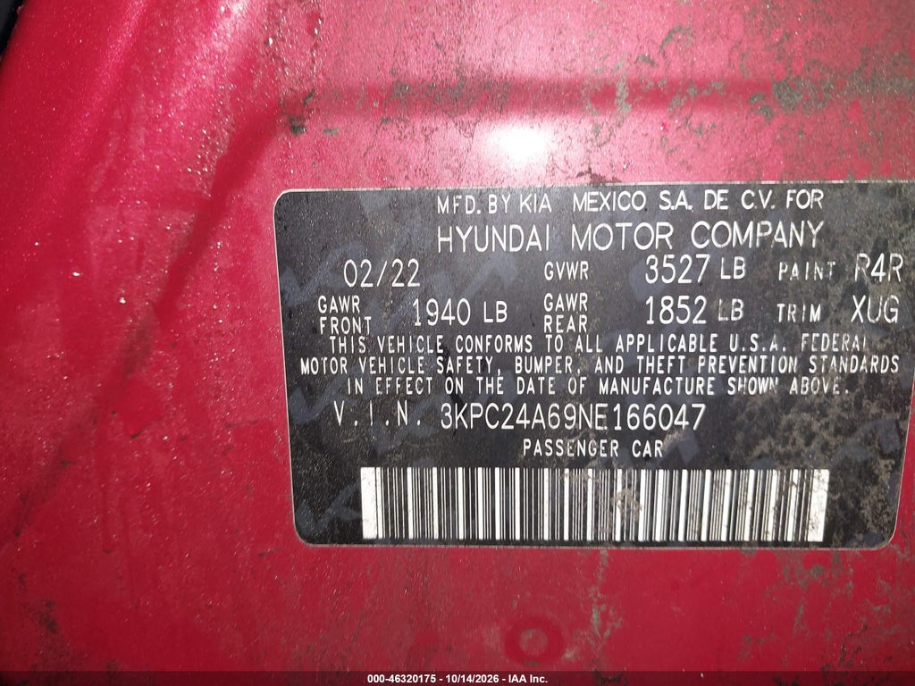 2022 Hyundai Accent SE photo 9