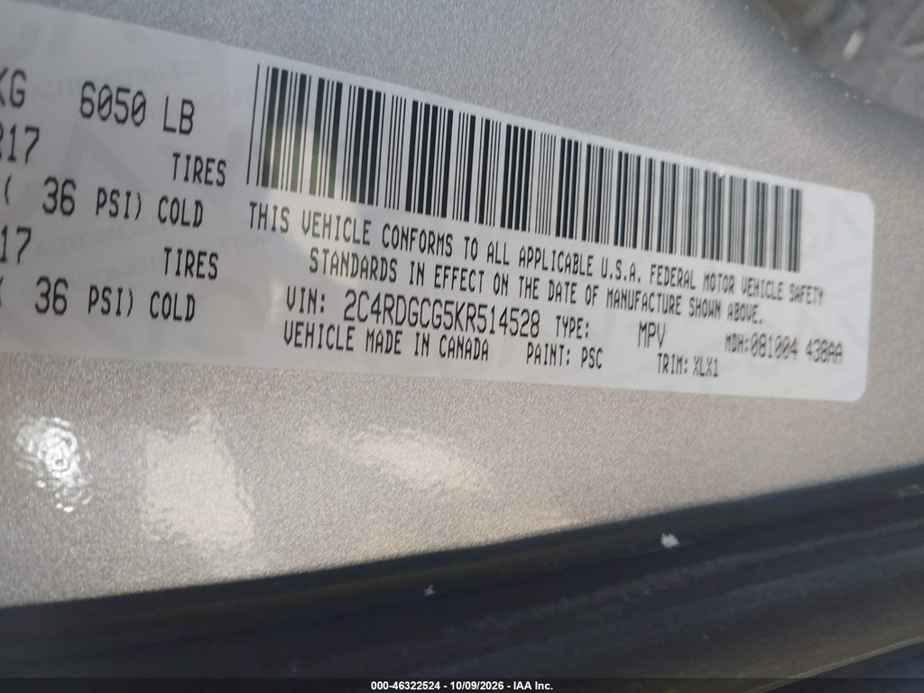 2019 Dodge Grand Caravan SXT photo 9