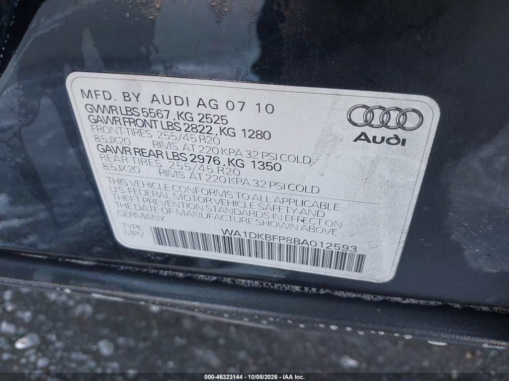 2011 Audi Q5 3.2 Premium Plus photo 9