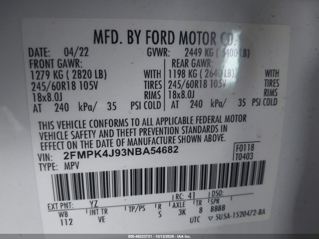2022 Ford Edge SEL photo 9