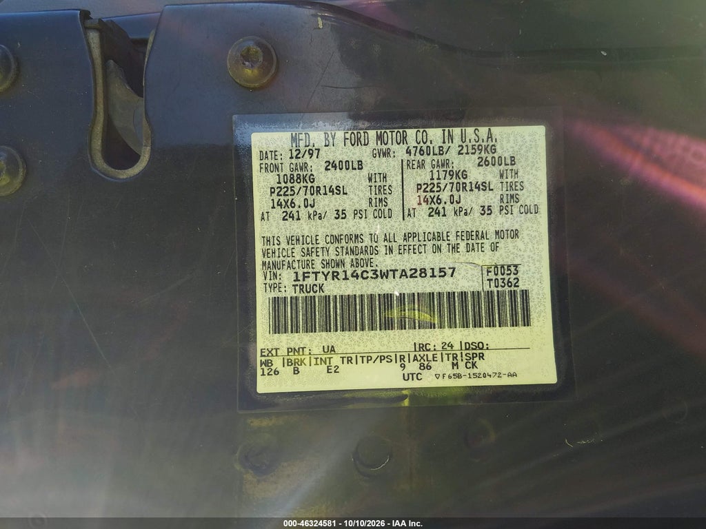 1998 Ford Ranger XL/XLT photo 9