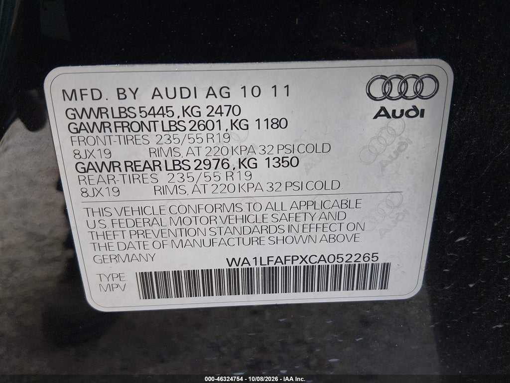 2012 Audi Q5 2.0T Premium photo 9