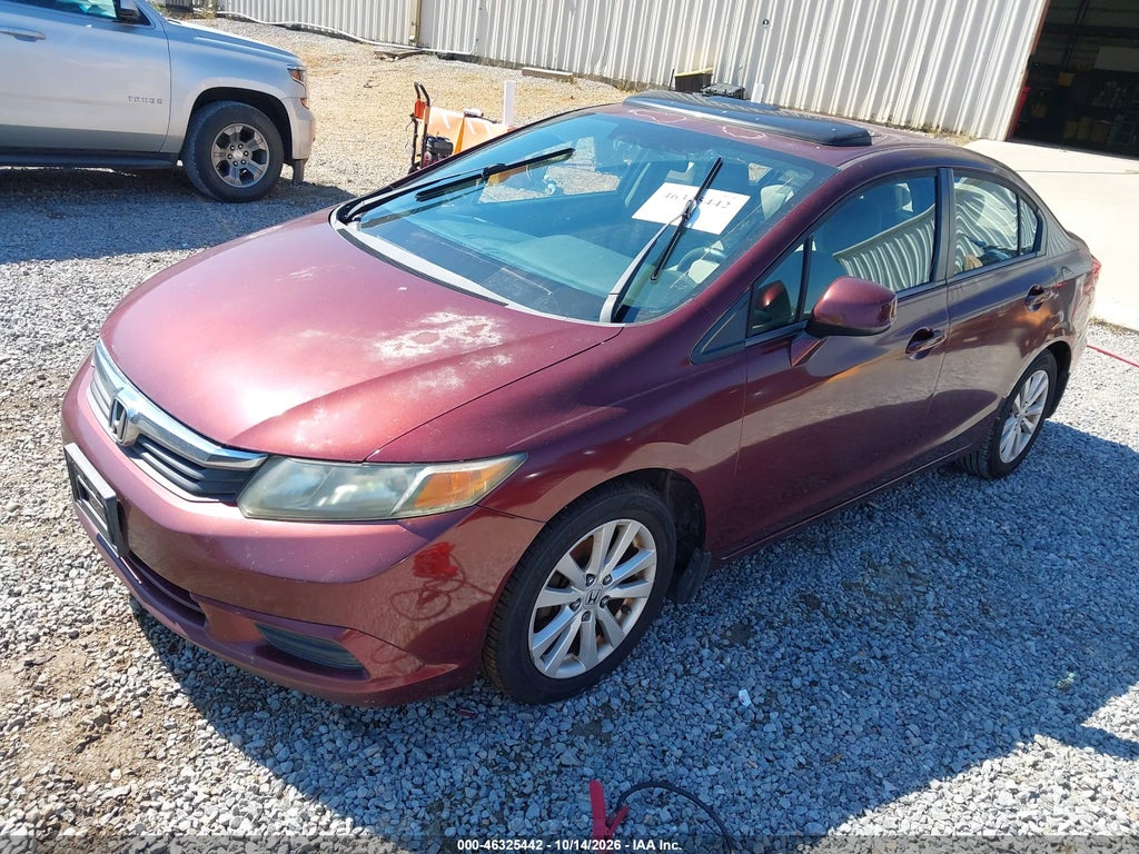 2012 Honda Civic EX photo 2