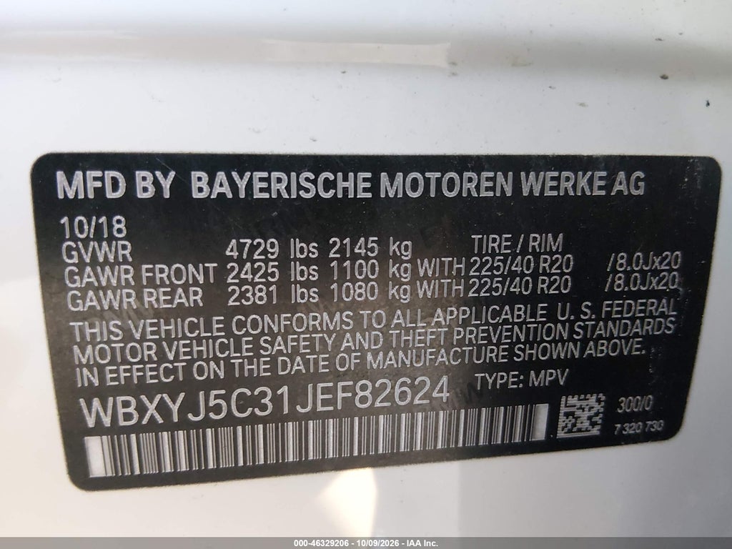 2018 BMW X2 XDRIVE28I photo 9