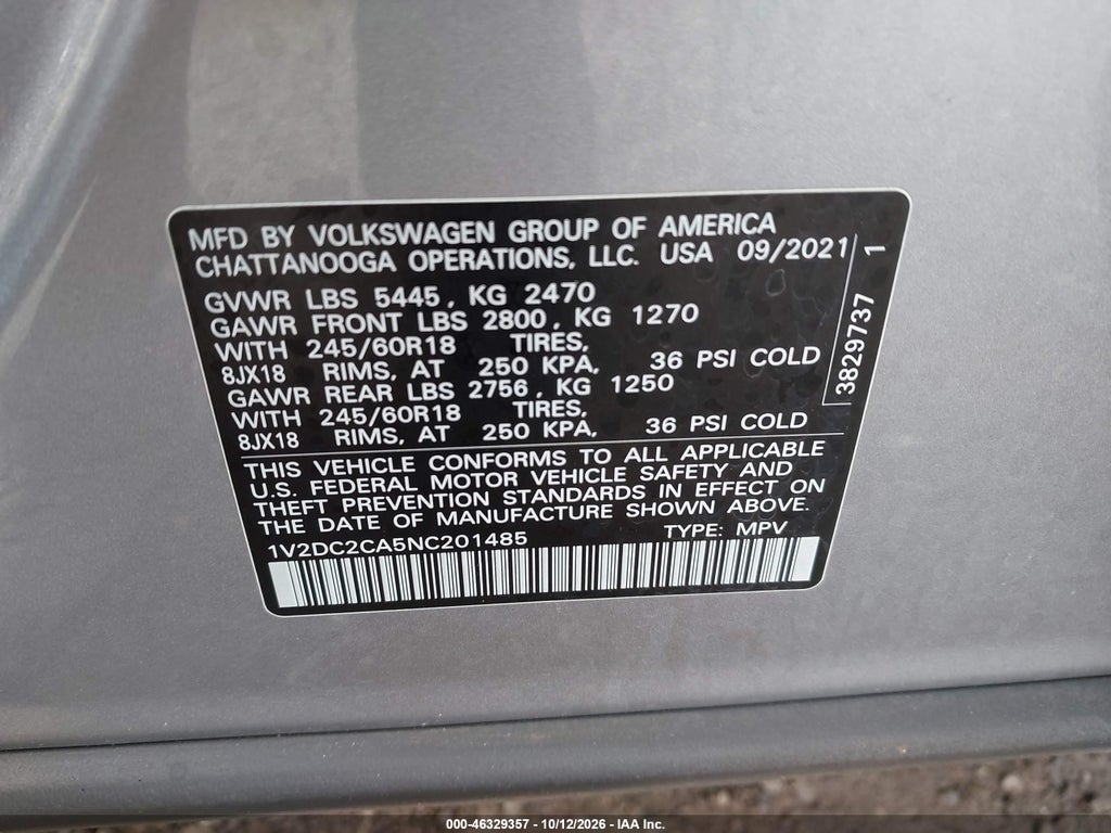 2022 Volkswagen Atlas Cross Sport 2.0T SE photo 9