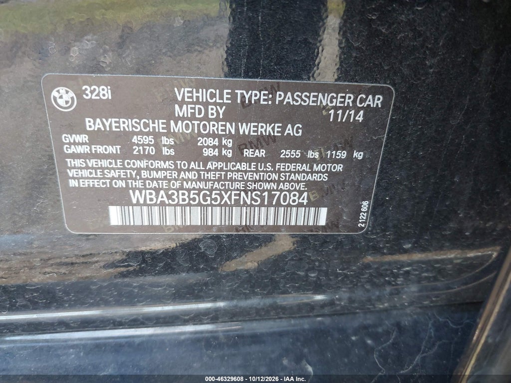 2015 BMW 328I Xdrive photo 9