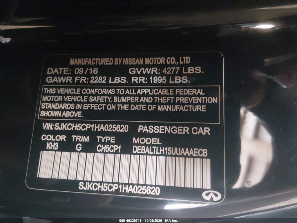 2017 Infiniti QX30 Sport photo 9