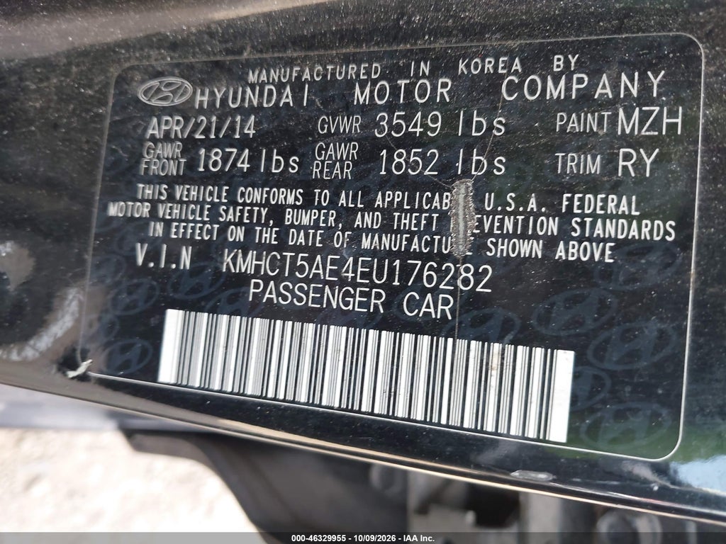 2014 Hyundai Accent GS photo 9