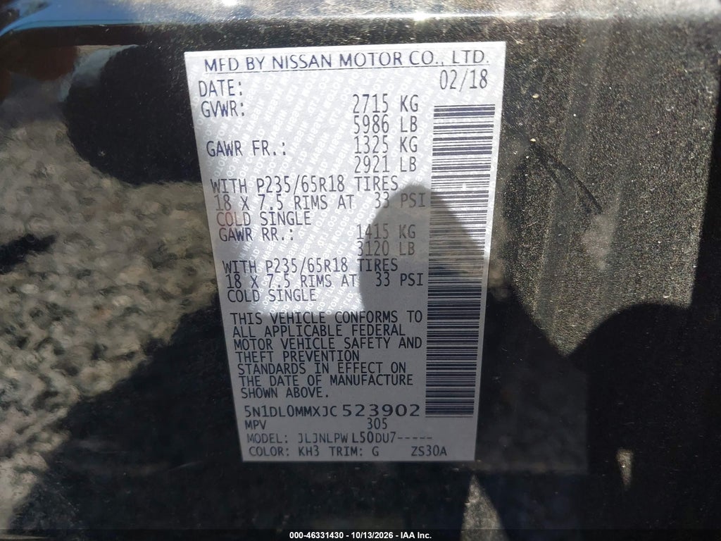 2018 Infiniti QX60 photo 9