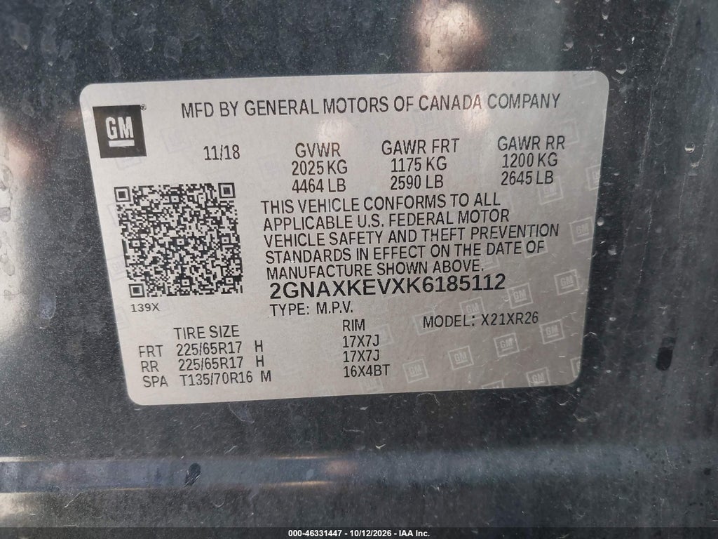 2019 Chevrolet Equinox LT photo 9