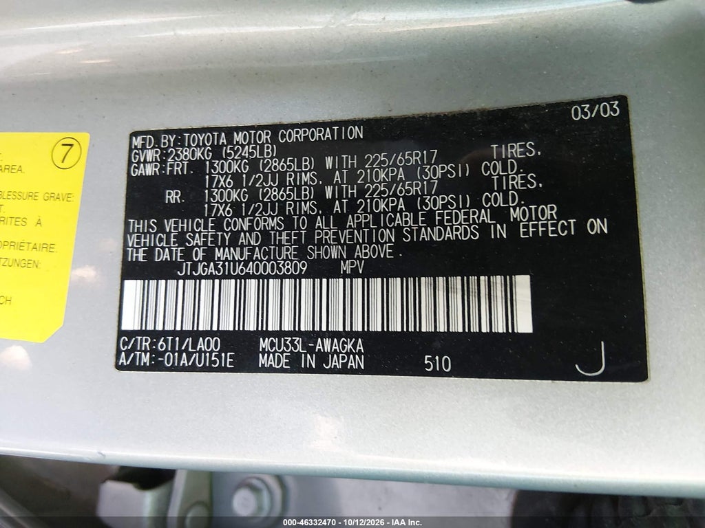 2004 Lexus RX 330 photo 9