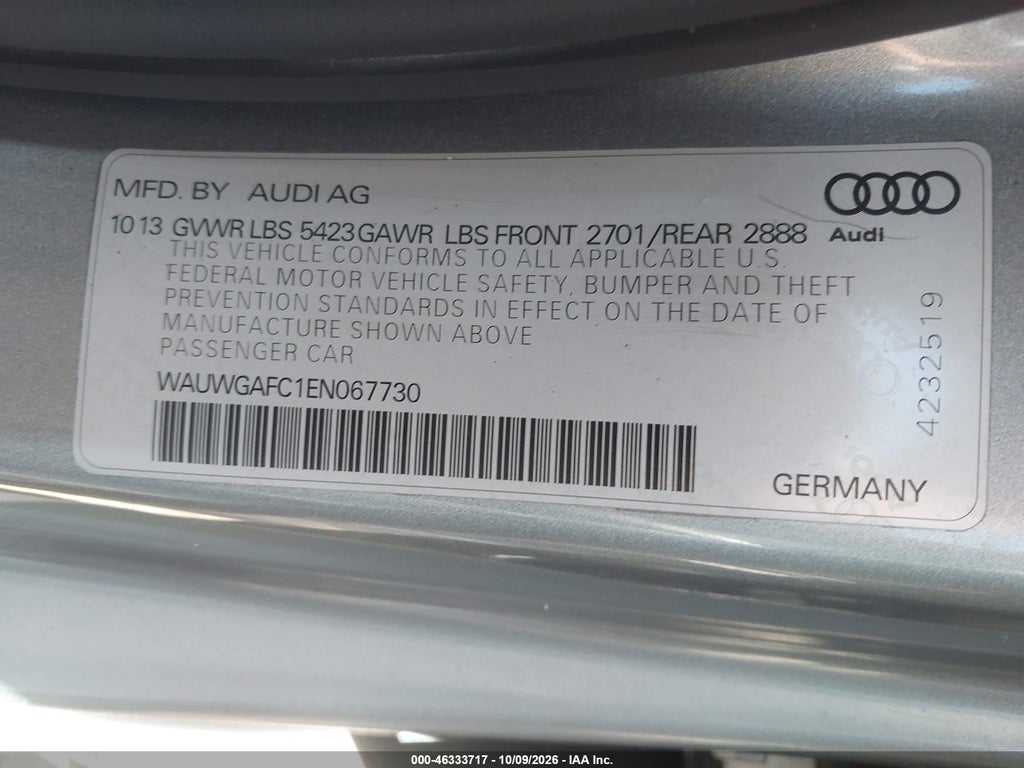 2014 Audi A7 3.0T Premium Plus photo 9