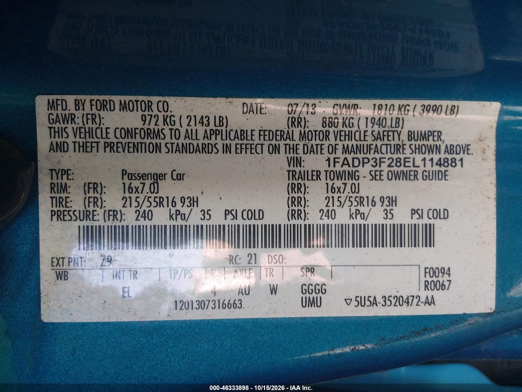 2014 Ford Focus SE photo 9