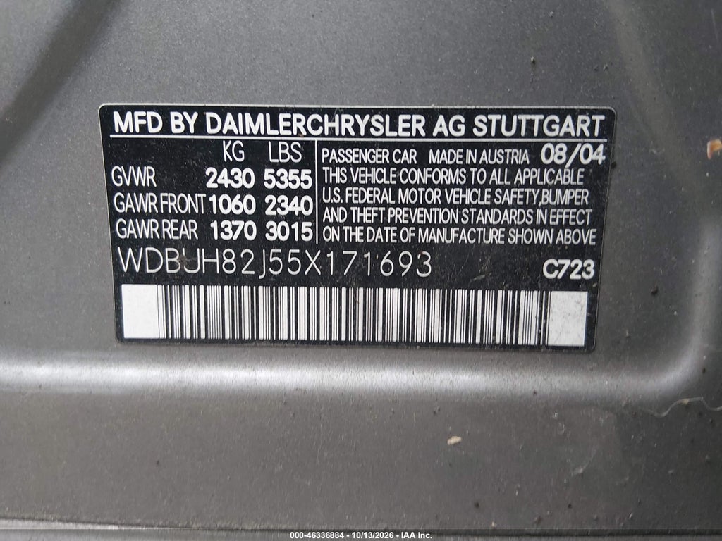 2005 Mercedes-Benz E 320 4MATIC photo 9