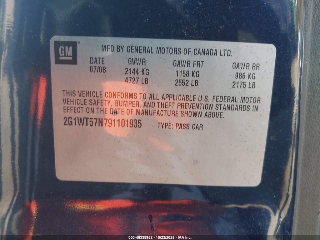 2009 Chevrolet Impala LT photo 9
