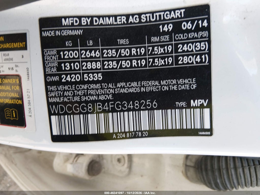 2015 Mercedes-Benz GLK 350 4MATIC photo 9