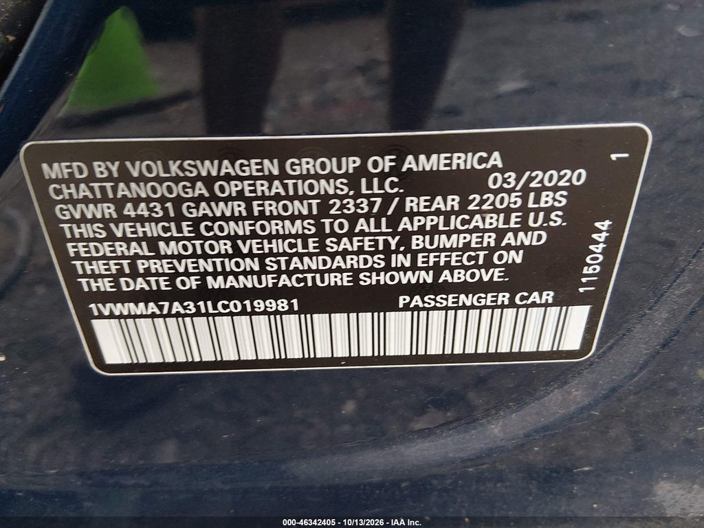 2020 Volkswagen Passat 2.0T R-Line photo 9
