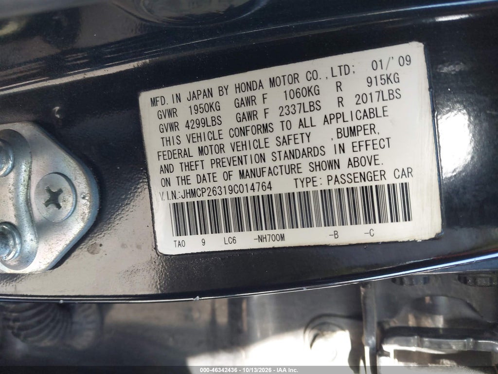 2009 Honda Accord 2.4 LX photo 9