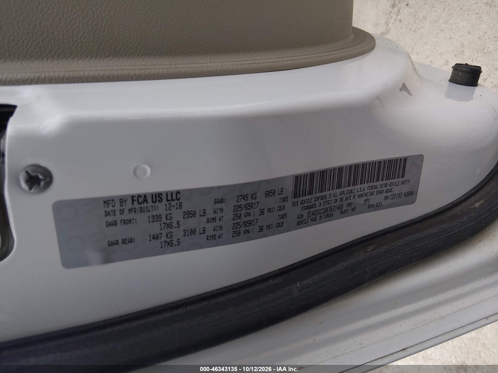 2019 Dodge Grand Caravan SXT photo 9