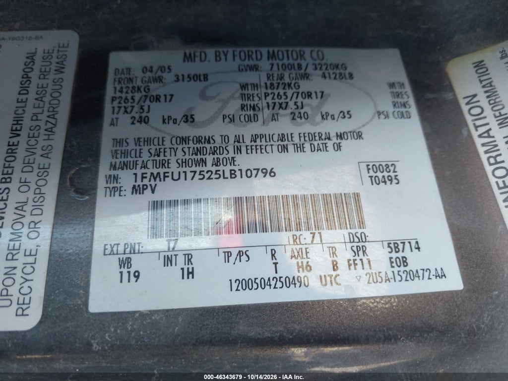 2005 Ford Expedition Eddie Bauer/King Ranch photo 9