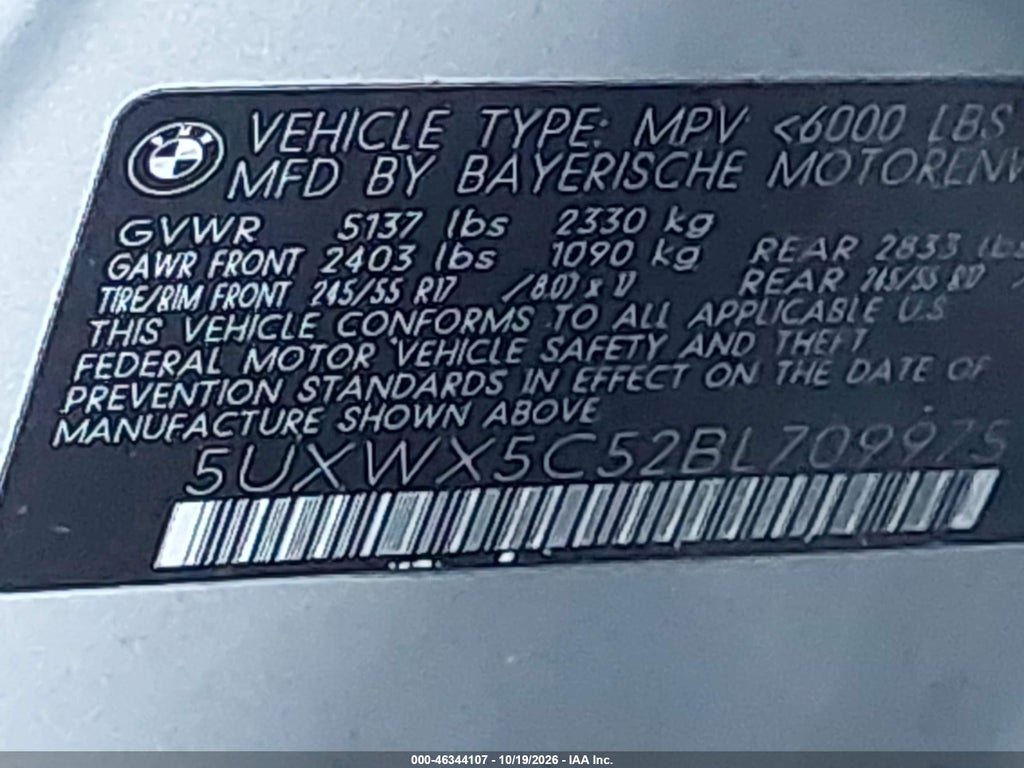 2011 BMW X3 XDRIVE28I photo 9