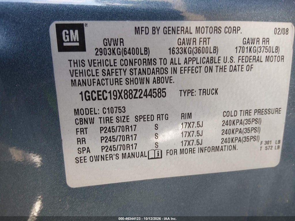 2008 Chevrolet Silverado 1500 Work Truck photo 9