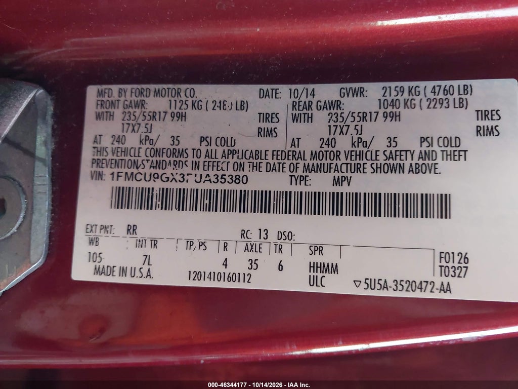 2015 Ford Escape SE photo 9