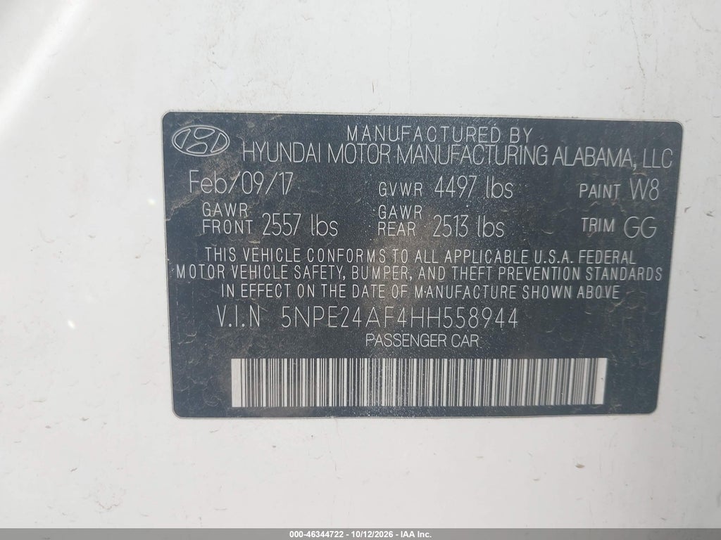 2017 Hyundai Sonata photo 9