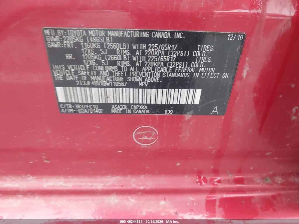 2011 Toyota RAV4 photo 9
