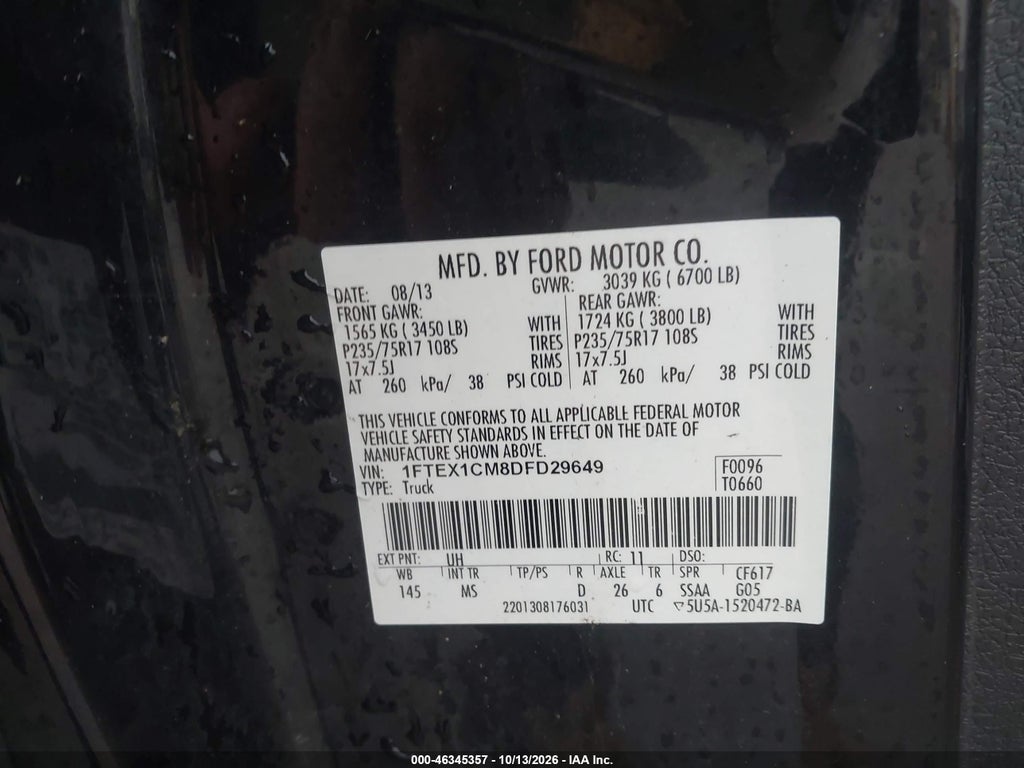 2013 Ford F-150 XLT photo 9