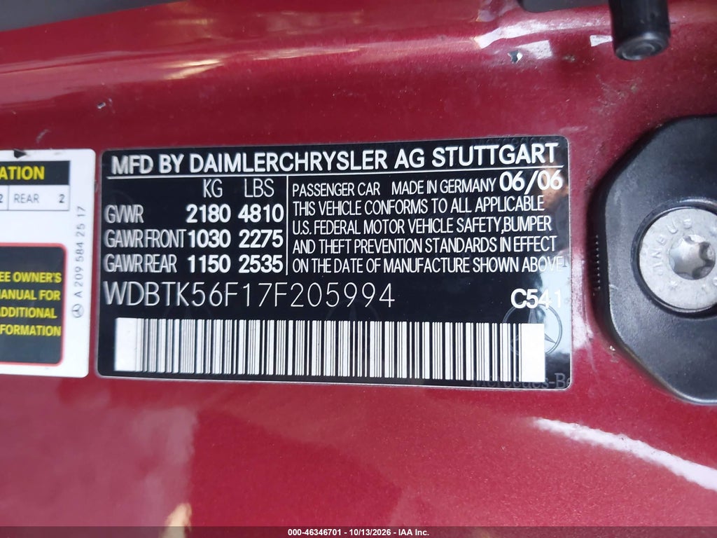 2007 Mercedes-Benz CLK 350 photo 9