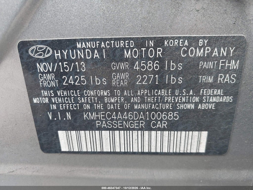 2013 Hyundai Sonata Hybrid Limited photo 9