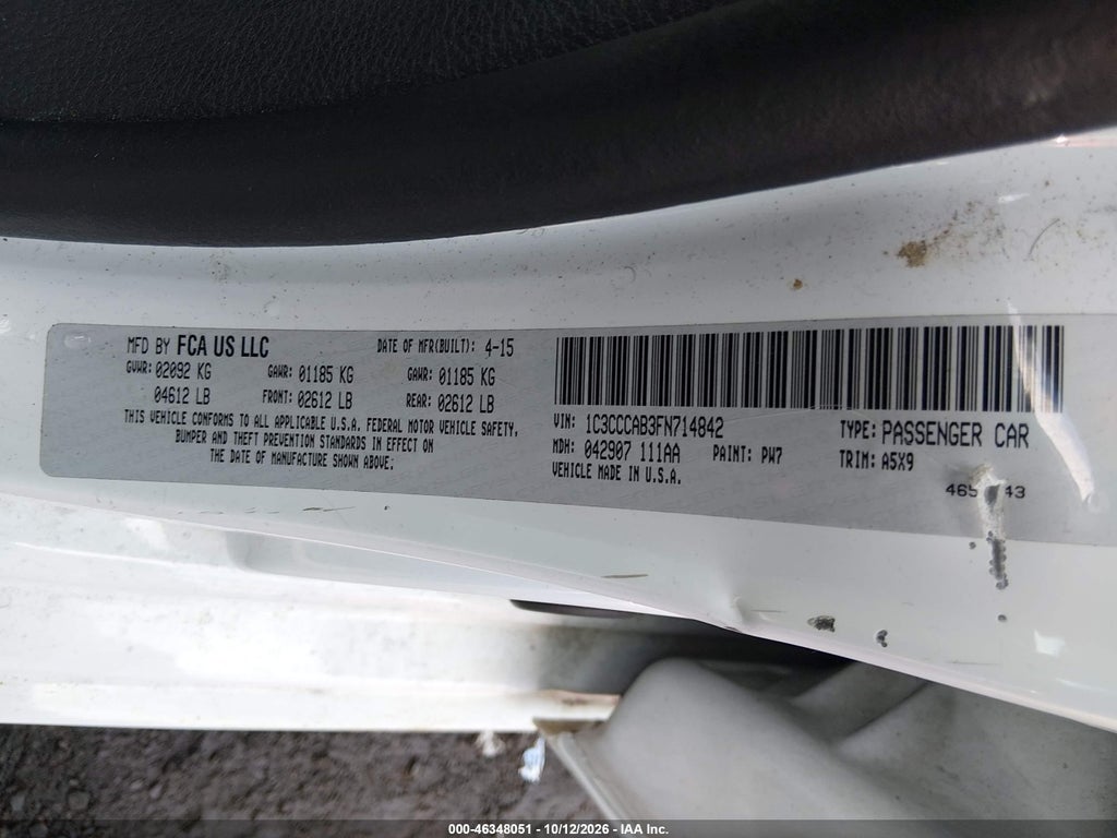 2015 Chrysler 200 Limited photo 9
