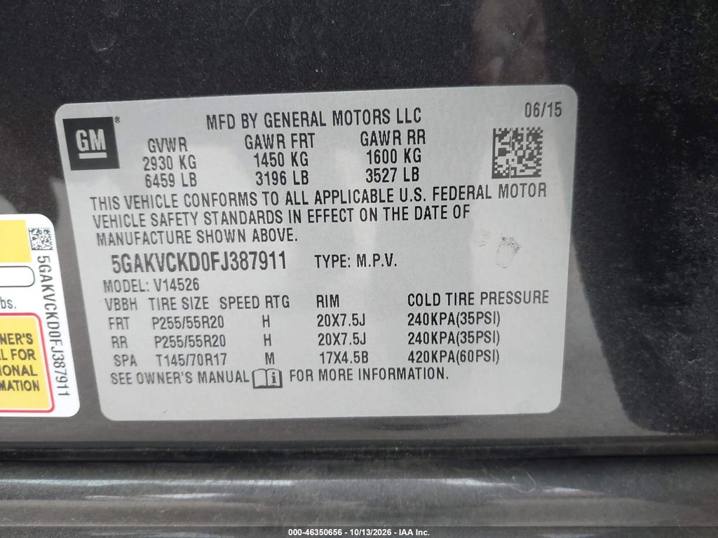 2015 Buick Enclave Premium photo 9