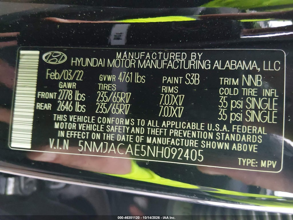 2022 Hyundai Tucson SE photo 9