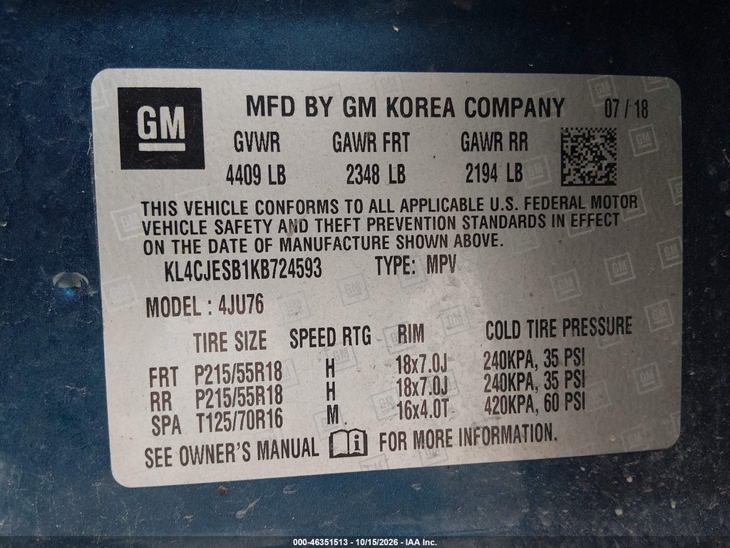 2019 Buick Encore AWD Preferred photo 9